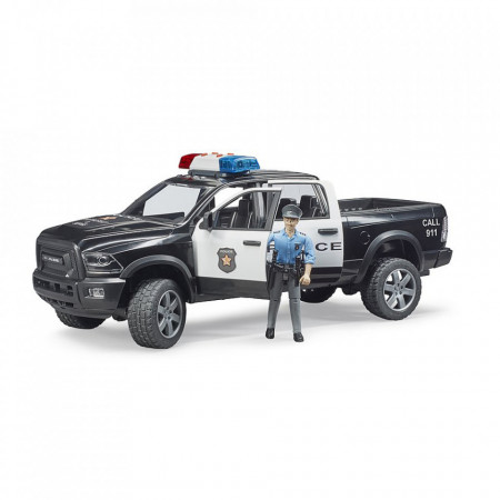 Bruder - Camion De Politie Ram 2500 Cu Politist Si Accesorii - Img 3