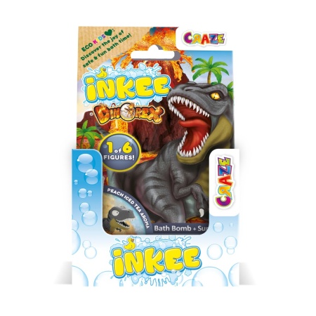 Craze - Bila de baie Inkee cu surpriza dinozaur - Img 4