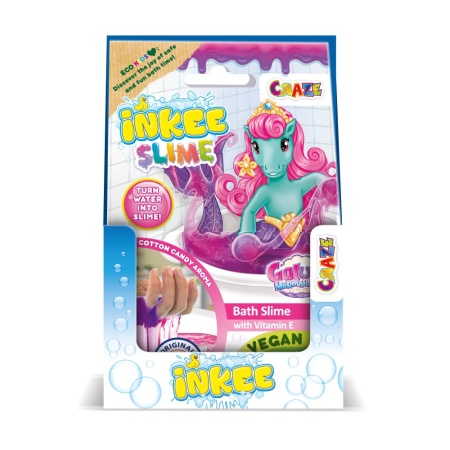 Craze - Slime de baie sirena Galupy cu vitamina E si culoare schimbatoare de la roz la mov - Img 3