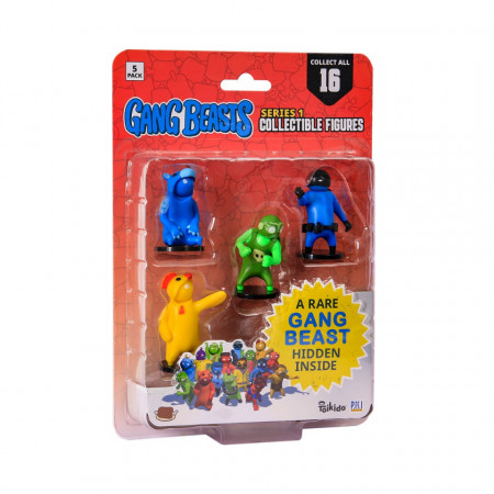 Gang Beasts - Set 5 figurine cu un personaj rar ascuns - Img 4