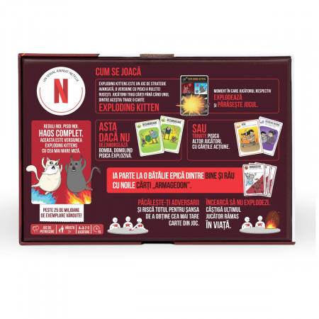 Joc de societate Exploding Kittens: BINE vs RAU - Img 3