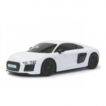 Masina Cu Telecomanda Audi R8 Alb Cu Scara 1 La 24 - Img 5