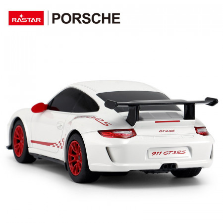 Masina Cu Telecomanda Porsche Gt3 Rs Alb Cu Scara 1 La 24 - Img 3