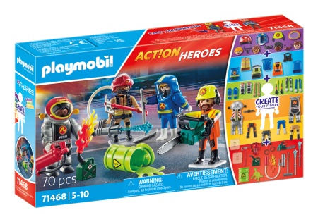 Playmobil-CREEAZA PROPRIA FIGURINA ECHIPA DE POMPIERI - Img 2