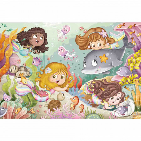 Puzzle Fetite Din Basm, 2X12 Piese - Img 3