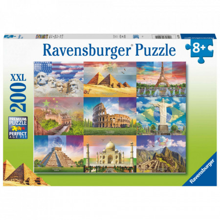 Puzzle Monumente, 200 Piese - Img 2