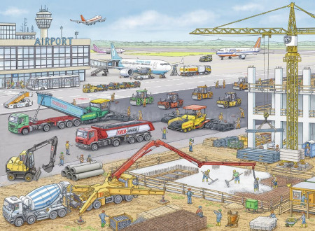 Puzzle Santier Pe Aeroport, 100 Piese - Img 2