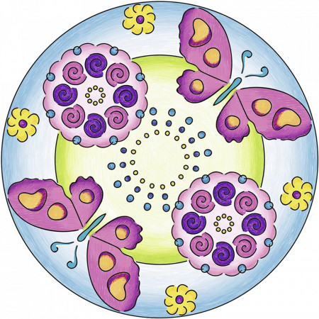 Ravensburger - Set De Creatie Mandala Flori Si Fluturi - Img 4