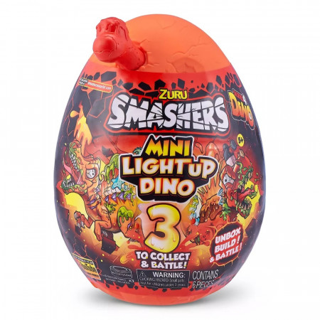 Smashers - Ou surpriza Mini Dino Light-Up - Img 2