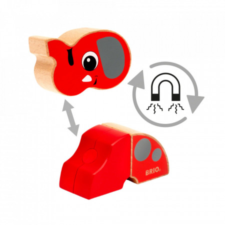 Brio - Girafa Si Elefant Magnetici - Img 3