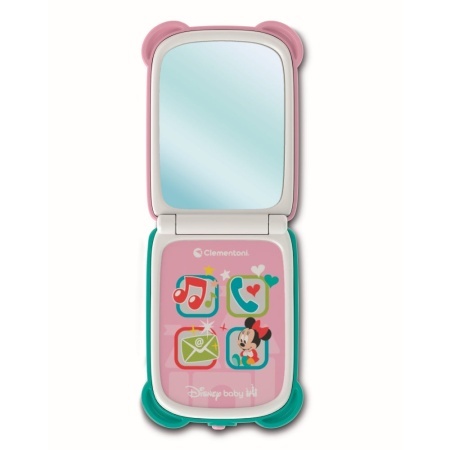 Clementoni - Telefon flip Minnie Mouse care dezvolta abilitatile motorii fine si simtul tactil - Img 2