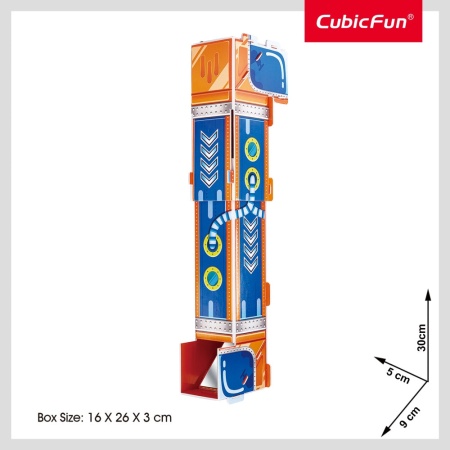 Cubic Fun - Puzzle 3D periscop 10 piese - Img 2