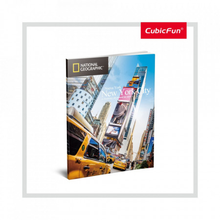 Cubic Fun - Puzzle 3D si Brosura-Empire State Building 66 Piese - Img 3