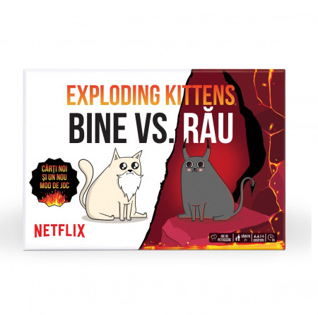 Joc de societate Exploding Kittens: BINE vs RAU - Img 4