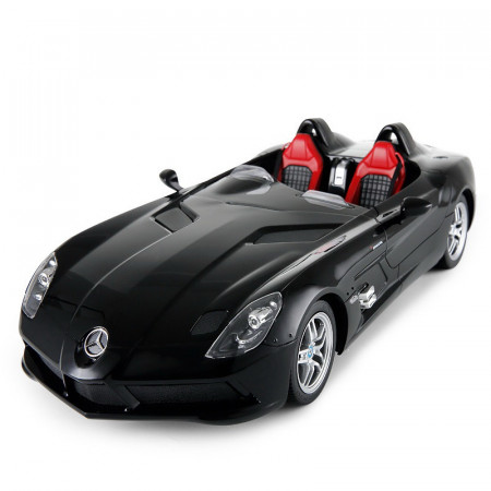 Masina Cu Telecomanda Mercedes-Benz Slr Neagra Scara 1 La 12 - Img 4