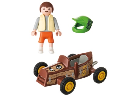 Playmobil-FIGURINA COPIL CU KART - Img 3