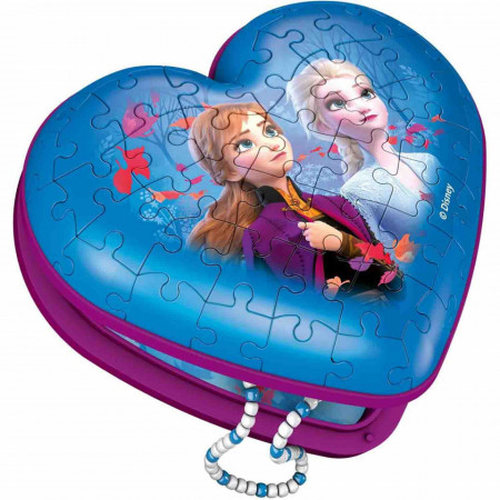 Puzzle 3D Cutie Inima Frozen, 54 Piese - Img 2