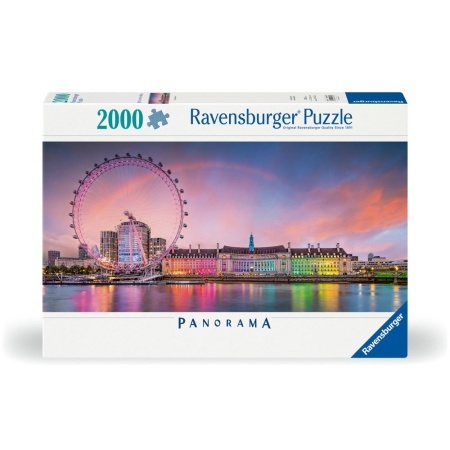 Ravensburger - Puzzle panorama Londra colorata 2000 piese - Img 2