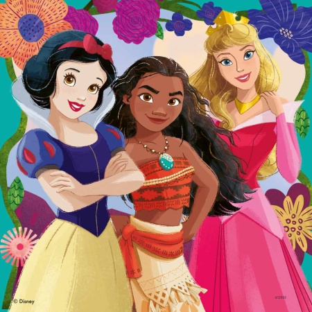Ravensburger - Puzzle puterea printeselor Disney 3x49 piese - Img 2