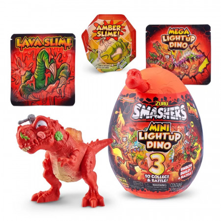Smashers - Ou surpriza Mini Dino Light-Up - Img 3