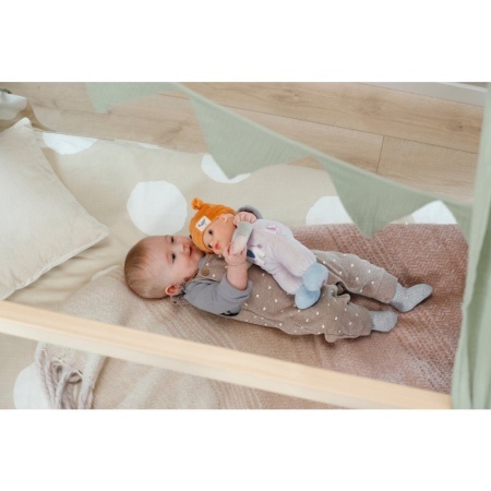 Zapf - Baby Annabell Bebelus cu caciulita maro 30 cm - Img 2
