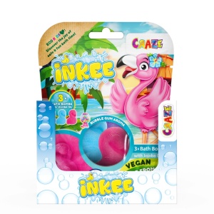 Craze - Bombe de baie Inkee 3 buc asortate in forma de Flamingo - Img 3