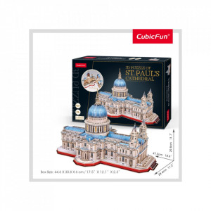 Cubic Fun - Puzzle 3D Catedrala St. Paul (Nivel Complex 643 Piese) - Img 2
