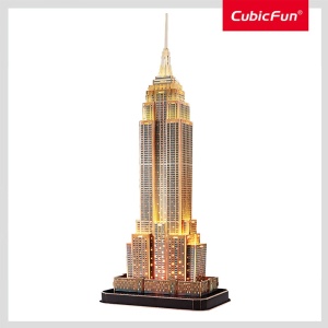 Cubic Fun - Puzzle 3D led Empire State Building 37 piese - Img 2