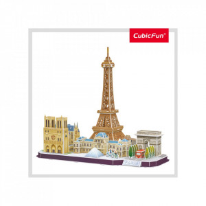 Cubic Fun - Puzzle 3D Paris 114 Piese - Img 3