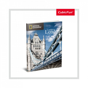 Cubic Fun - Puzzle 3D si Brosura-Tower Bridge 120 Piese - Img 3