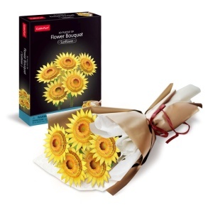 CubicFun Buchet de Floarea Soarelui 3D 209 piese