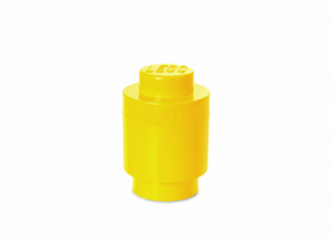 Cutie depozitare rotunda LEGO 1 galben