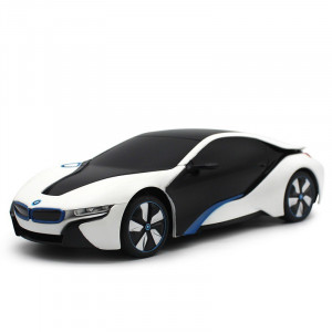 Masina Cu Telecomanda Bmw I8 Alba Scara 1 La 24 - Img 5