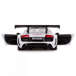 Masinuta Metalica Audi R8 Alb Scara 1 La 24 - Img 3
