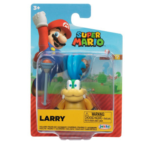 Nintendo Mario - Figurina articulata, 6 cm, Larry Koopa, S33