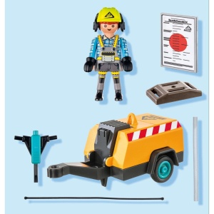 Playmobil - Muncitor cu ciocan demolator Playmobil - Img 6
