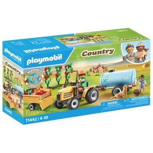 Playmobil - Tractor Cu Remorca Si Cisterna De Apa - Img 2