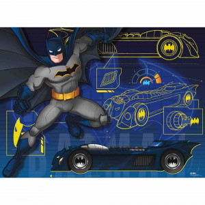Puzzle Batman Cu Masina, 100 Piese - Img 2