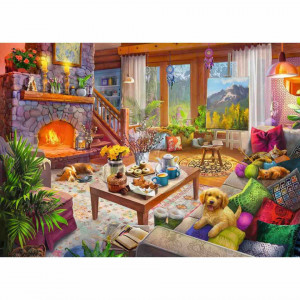 Puzzle Cabana Cozy, 1000 Piese - Img 2