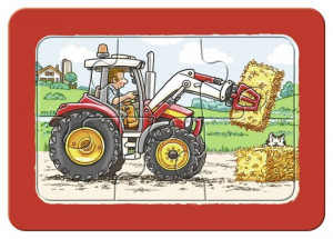 Puzzle Excavator, Tractor Si Basculanta, 3X6 Piese - Img 2