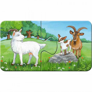 Puzzle Familii De Animale, 9X2 Piese - Img 4