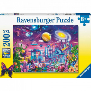 Puzzle Orasul Cosmic, 200 Piese - Img 2