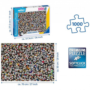 Puzzle Provocare Mickey Si Prietenii, 1000 Piese - Img 3