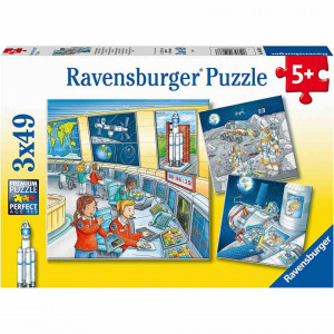 Puzzle Tom Si Mia In Spatiu, 3X49 Piese - Img 4