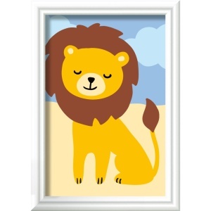 Ravensburger - CreArt pictura pe numere pentru copii leu salbatic - Img 3