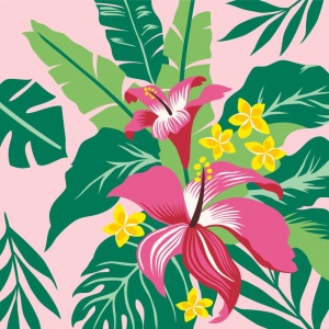 Ravensburger - Pictura pe numere plante tropicale - Img 2