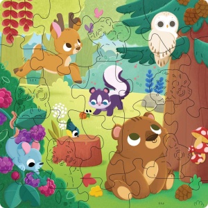 Ravensburger - Puzzle din lemn animalele padurii 22 piese - Img 3