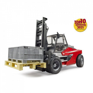 Bruder - Stivuitor Linde Ht160 Cu Palet Si 3 Cutii - Img 2