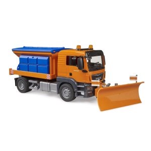 Bruder utilaj zapada Man TGS cu plug - Img 3