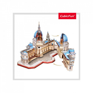 Cubic Fun - Puzzle 3D Catedrala St. Paul (Nivel Complex 643 Piese) - Img 3